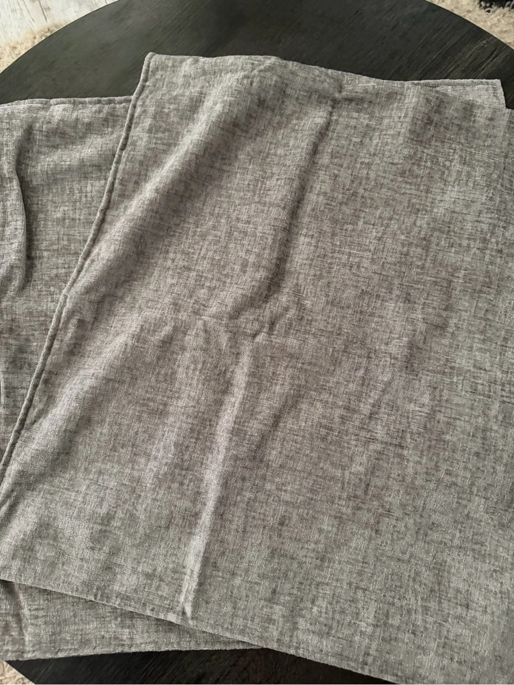 Neutral Gray Linen Throw Pillow Covers- Modern Decorative Accent